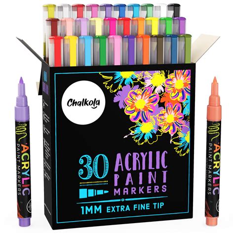 30 Acrylic Paint Pens 36 Watercolors 28 Watercolor Brush Pens