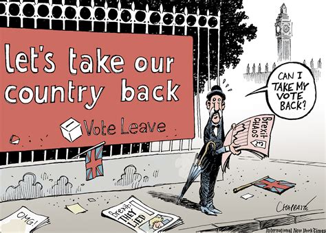 Editorial Cartoon World Brexit Vote Regret The Week