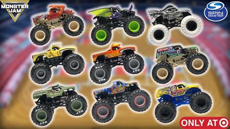 Spin Master Monster Jam Collection 9 Pack Before The Shelf Youtube