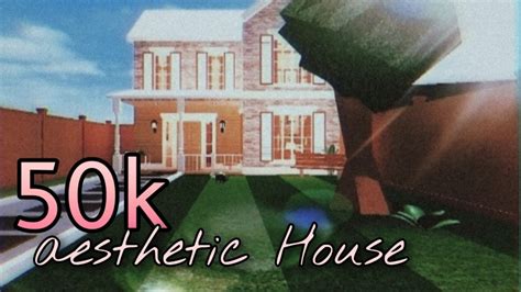 Bloxburg50k Aesthic House♡ Youtube