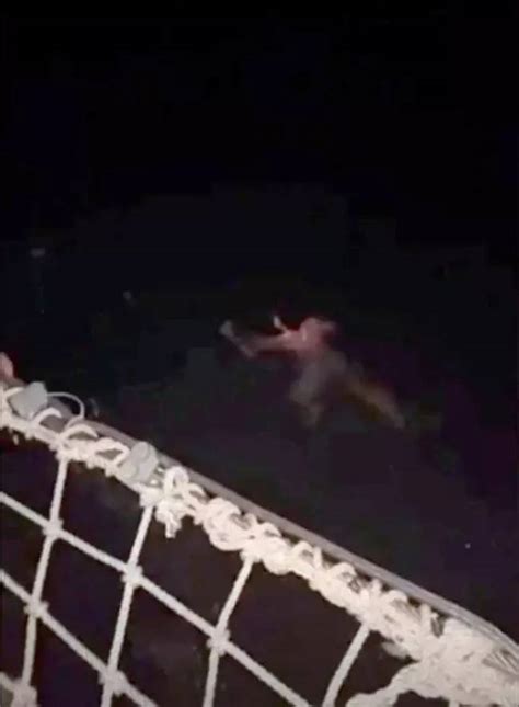 people spot haunting image after missing teen cameron robbins jumps off cruise ship into shark