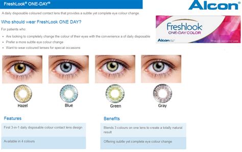 Buy Freshlook ONE DAY Color 10 PCS Focus Point Online Store