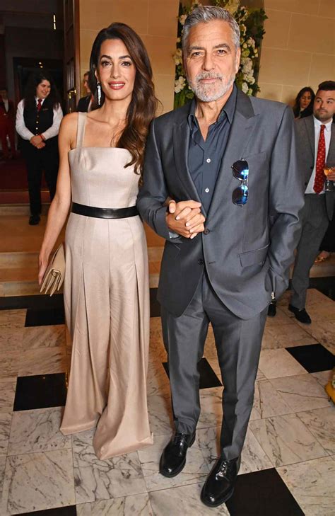 George And Amal Clooney Photographed Holding Hands At The Princes
