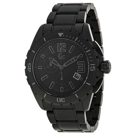Mens guess watch available from watches2u. Men's Guess Collection GC Watch Black Ceramic XXL ...