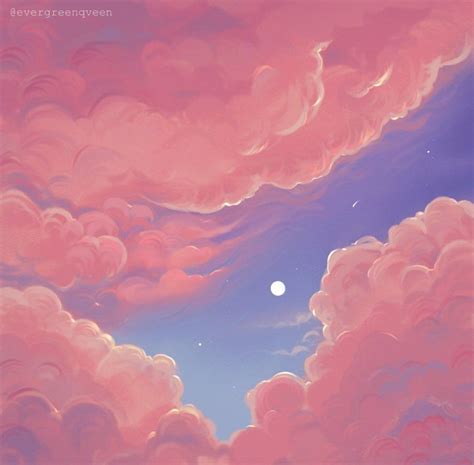 Britt On Twitter Sky Art Cloud Art Canvas Art Painting
