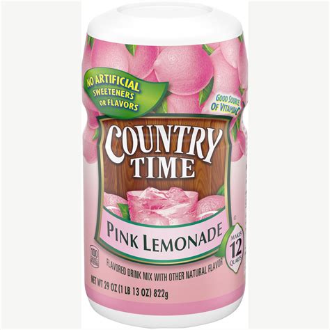 Country Time Pink Lemonade Naturally Flavored Powdered Drink Mix 29 Oz