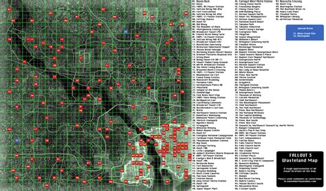 Capital Wasteland Map Fallout 3 Giant Bomb