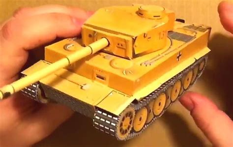 Papermau Ww2`s German Tank Tiger 131 Paper Model By Paper Army
