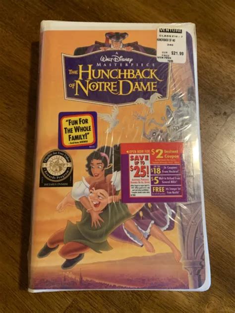The Hunchback Of Notre Dame Vhs 1997 Disney New Sealed 6 00 Picclick