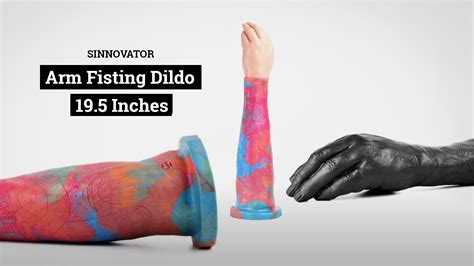New Sinnovator Arm Platinum Silicone Fisting Dildo Inches You