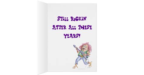 Still Rockin After All These Years Card Zazzle