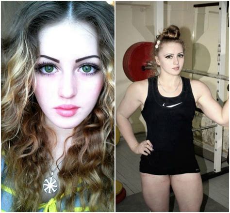 Cute 17 Year Old Barbie Doll Face Girl Turn Powerlifter