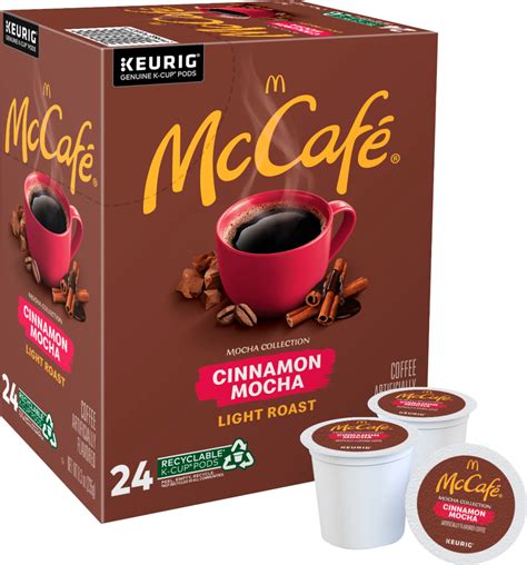 Mccafe Cinnamon Mocha Single Serve Coffee Keurig K Cup Pods Flavored