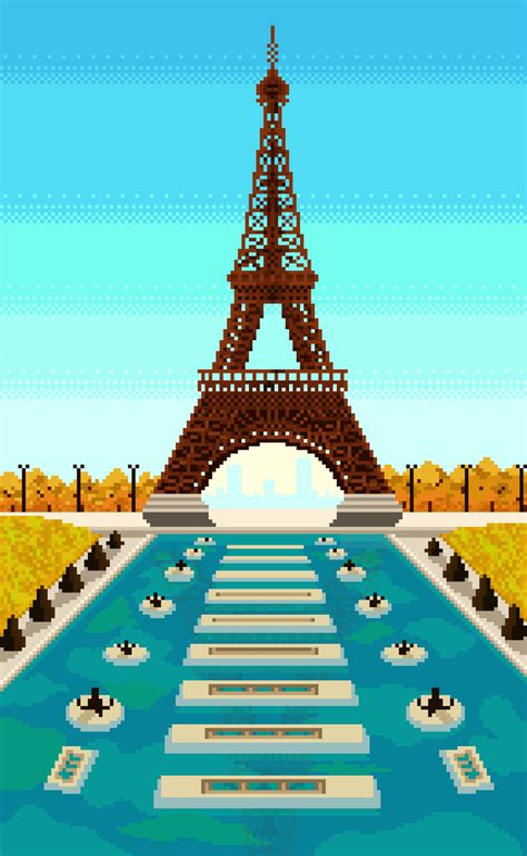Pixilart Eiffel Tower By Thanatos Pxl