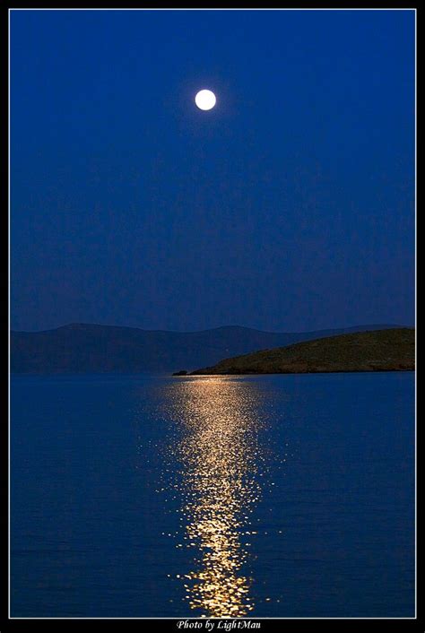 Greece Lavrio Full Moon 5 May 2012 Photo From Ano Thoriko In Athens