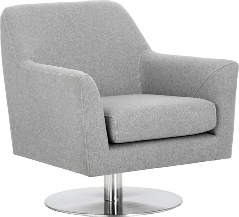 Browse a variety of modern furniture, housewares and decor. Doris Monday Grey Upholstered Swivel Chair, 101680, Sunpan ...