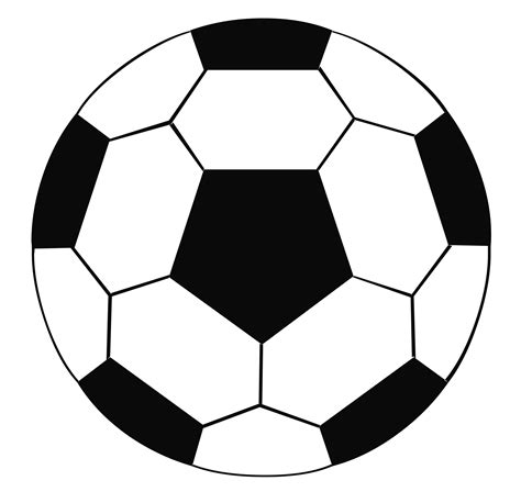 Soccer Ball Outline Vector At Getdrawings Free Download