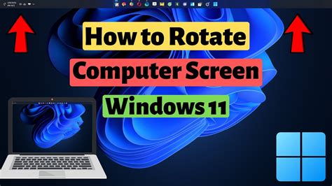 how to rotate computer screen in windows 11 laptop and desktop screen rotation windows 11