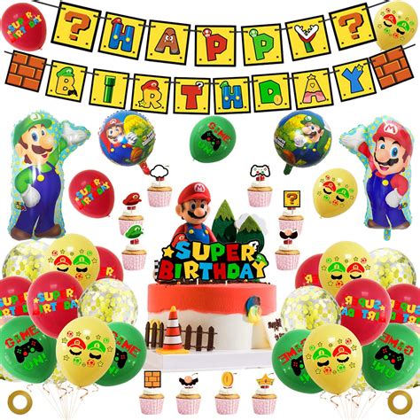 Buy Super Mario Party Suppliesmario Game Birthday Party Suppliesmario