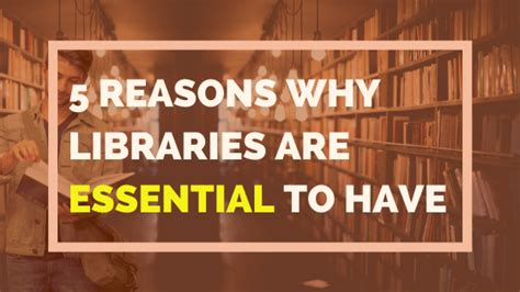 5 Reasons Why Libraries Are Essential To Have Princh Library Blog