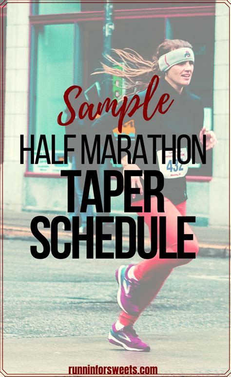 How To Taper For A Half Marathon Runnin For Sweets Beginner Half