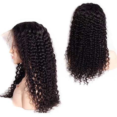 Deep Wave Lace Front Wig High Density