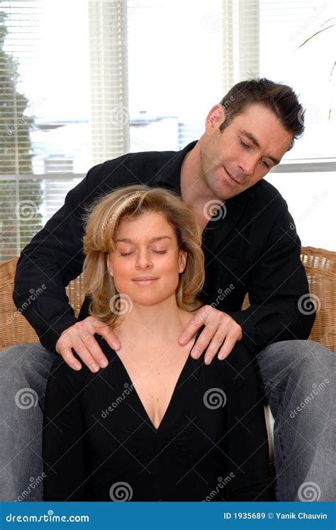 Man Giving A Massage Royalty Free Stock Images Image 1935689