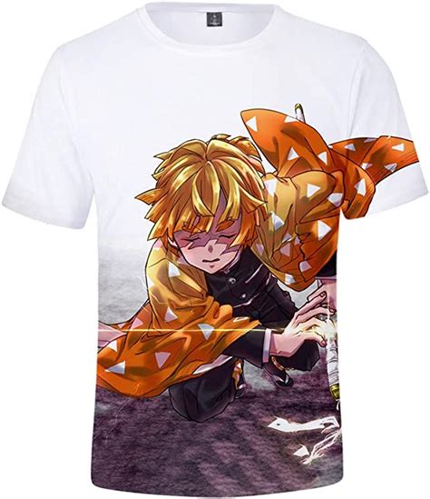 Camiseta De Anime Impresa En 3d Para Hombre Camiseta Inspirada En