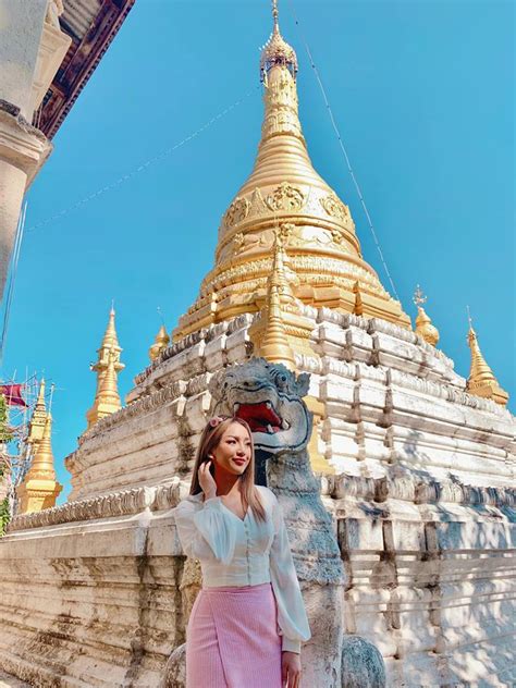 Beauty Blogger Nay Chi Oo In Sagaing Beautiful Photos