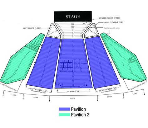 Merriweather Post Pavilion Seating Map Maps For You