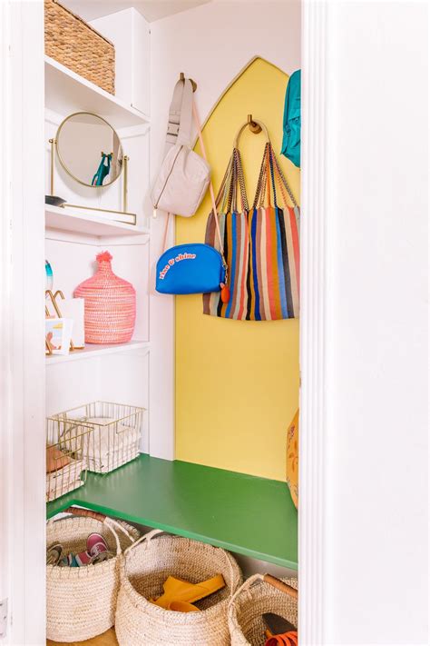 Functional And Colorful Entry Closet Ideas Entry Closet Ideas Entry