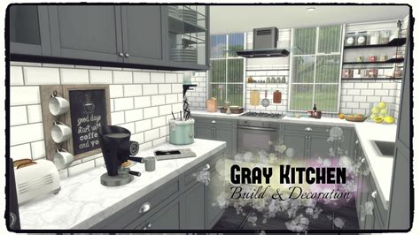 Sims 4 Gray Kitchen Dinha