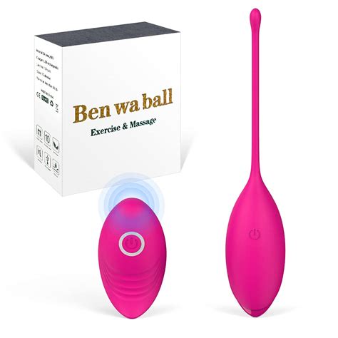 buy ben wa balls kegel exercise balls with 10 modes vibration remote control for women