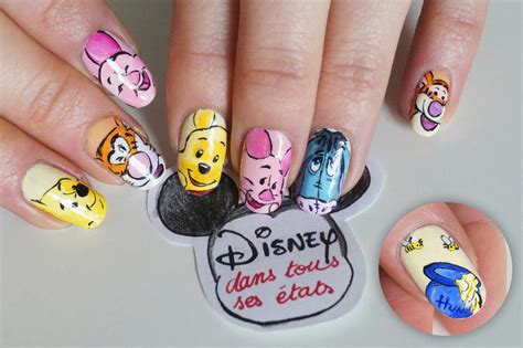 Nail Art Disney Winnie The Poo Hair And Nails Nail Designs Enamel