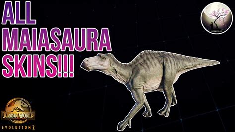 All Maiasaura Skins Showcase Jurassic World Evolution 2 Youtube
