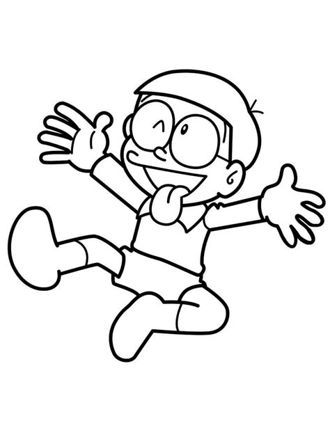 Desenhos De Nobita Para Colorir Pintar E Imprimir ColorirOnline