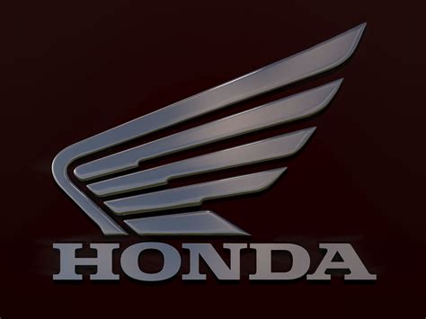3d Honda Logo Wing Version Motorcylce Emblem Cgtrader