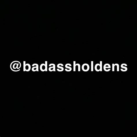 The Official Bad Ass Holdens™