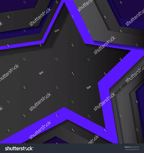 Star Vector Background Background Blue Star Stock Illustration