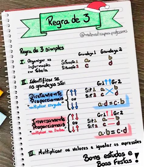 Regra De 3 Mapa Mental