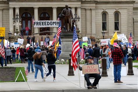 Armed Militia At Michigan Protest Raises Concerns In An Already Tense