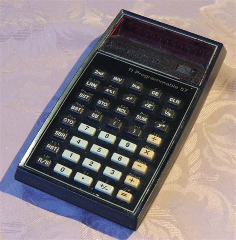 Calculator Museum Texas Instruments Ti Programmable 57