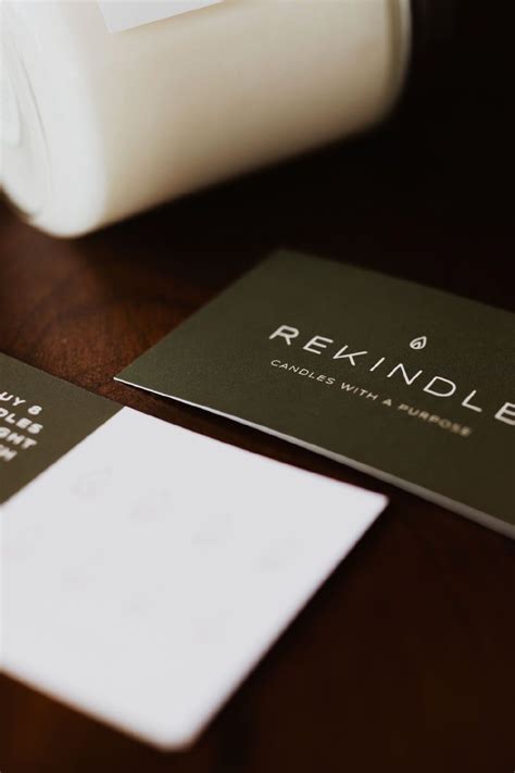 Brand Collateral For Rekindle Candle Co Branding Website Design