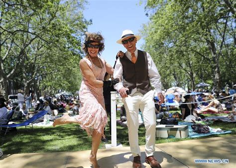in pics 14th annual jazz age lawn party on governors island of new york xinhua english news cn