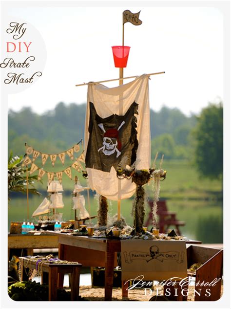 💡 how to buy pirate home decor? {DIY} My Pirate Mast Centerpiece - Celebrating everyday ...