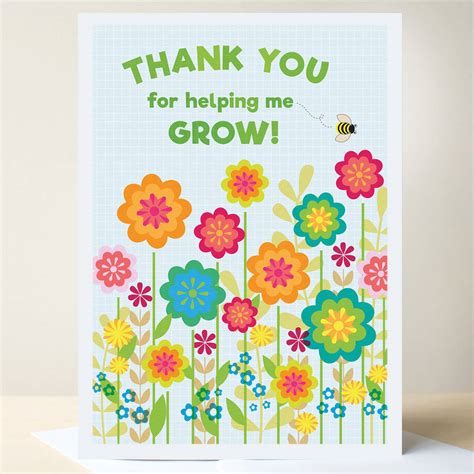 Thank You Teacher Card By Ink Pudding