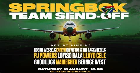 Come Say Au Revoir To The Springboks On Saturday Pegasus Publishing