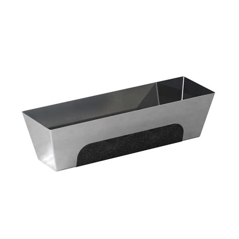 Bon Tool 12 In Heli Arc Stainless Steel Mud Pan With Grip In The