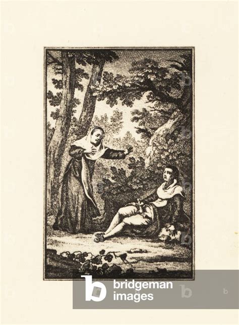 A Nun Discovers A Monk Masturbating In A Wood 18th Century 1911