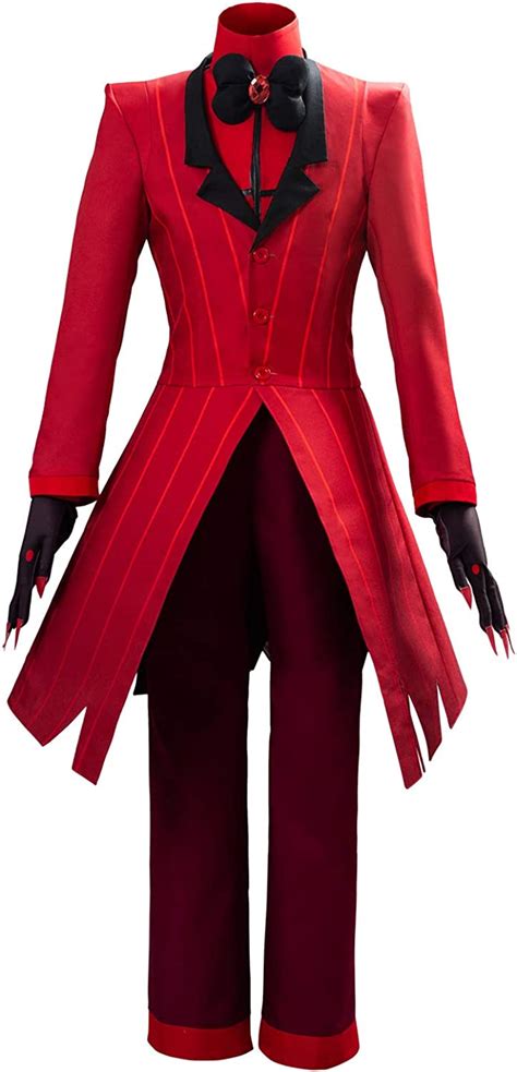 Amazon Com Hazbin Hotel Alastor Cosplay Costume Jacket Outfits Set